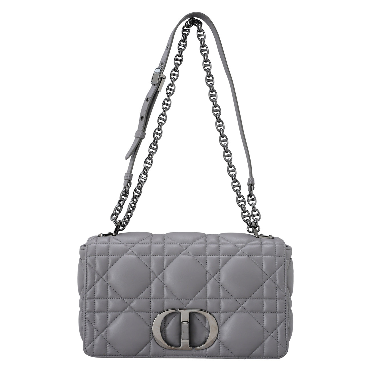 CHRISTIAN DIOR(USED)디올 매크로 까나쥬 카로 미듐 체인 숄더백